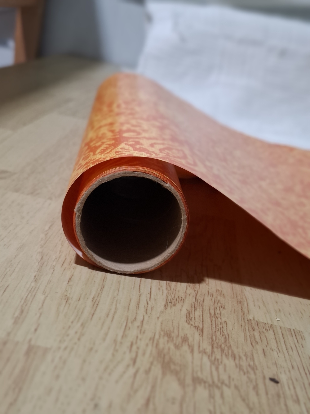 Vintage Orange Decorative Party Wrapping Paper Roll - Unbranded
